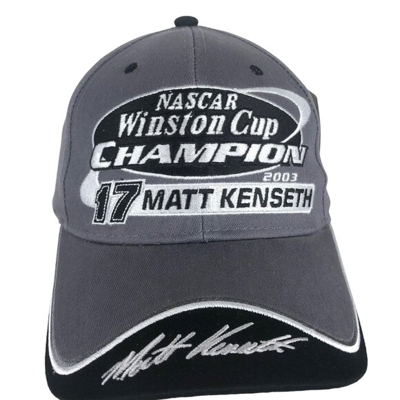 Matt Kenseth #17 Nascar Hat Winston Cup Champion 2003 Smirnoff Ice Roush Racing - Picture 1 of 16